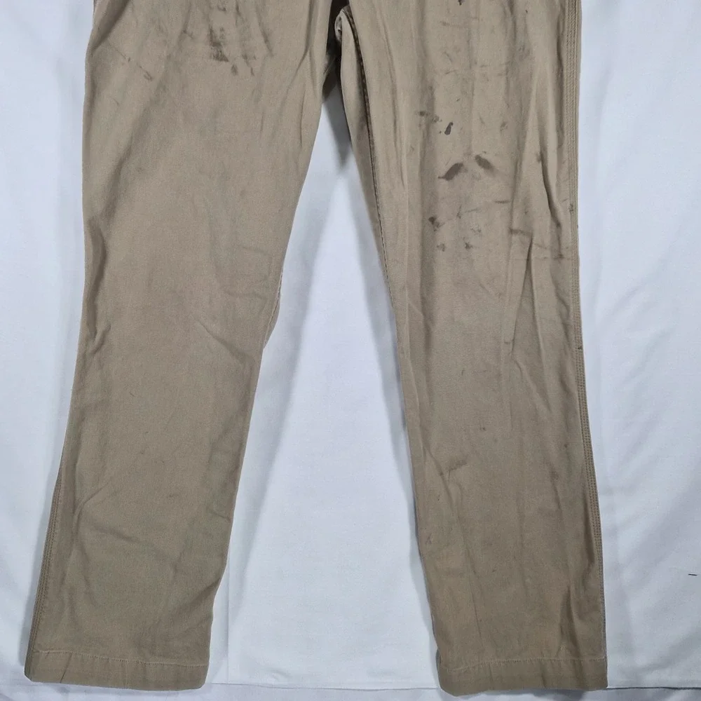 Carhartt Rugged Flex Relaxed Fit Canvas Work Pants Men's 32x30 Tan Workwear